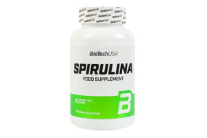 Добавка диетическая таблетки Spirulina BioTechUSA 100шт