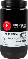 Маска д/волосся Максимальна сила Кератин аргінін та біотин 946мл Зе Доктор Хелз енд Кеа