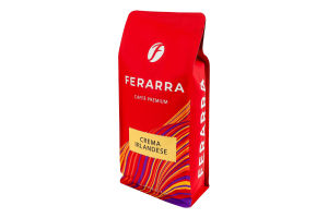 Кава натуральна смажена в зернах з ароматом ірландського крему Crema Irlandese Ferarra в/ґ м/у 1кг