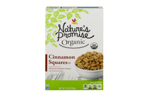 Nature's Promise Organic Cereal Cinnamon Squares