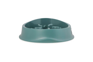 Миска д/повільного харчування 0,5л зелена пластик СтефанПласт