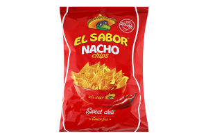 Чипсы кукурузные со вкусом перца чили Nacho El Sabor м/у 100г