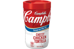 Campbell's Soup On The Go Cheesy Chicken Tortilla