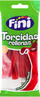 Конфеты жевательные с начинкой с фруктовым вкусом Макси клубника Torcidas rellenas Fini м/у 85г