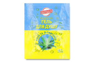 Гель д/душу з екстратом Алое та Д-пантенолом 15мл Мамо