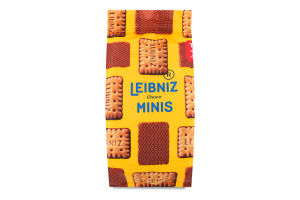 Мини-печенье cливочное с молочным шоколадом Choco Minis Leibniz м/у 100г