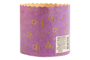 Форма для выпекания для изделий из теста бумажная 90х85мм Пастель ТОВ РКСП 1шт