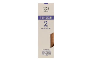 Получулки женские Conte elegant Tension 20den 23-25 bronz 2пары