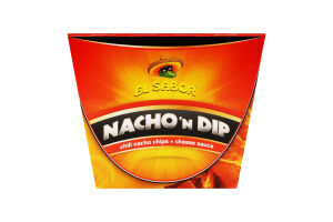 Чипси з ароматом чилі + сирний соус Nacho'n Dip El Sabor к/у 175г