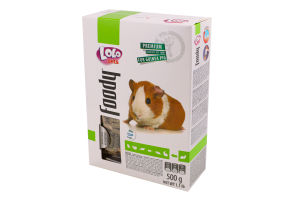 Корм д/морських свинок 500г Lolo Pets