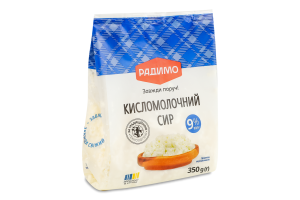 Сир кисломолочний 9% РадиМо м/у 350г