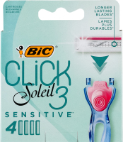 Кассеты 3-лезвийные Click Sensitive Soleil 3 BiC 4шт