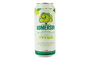 Сидр 0.5л 4.7% з грушевим соком напівсолодкий Груша Somersby з/б