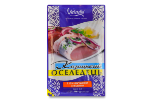 Сельдь филе в масле с итальянскими специями Казацкая Veladis б/ш лоток 240г