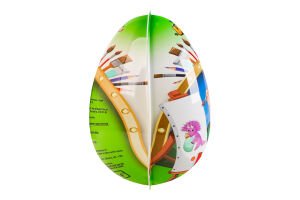 Яйцо пластиковое для мальчика с конфетами и сюрпризом Lucky egg Wooow п/у 80г в ассорт