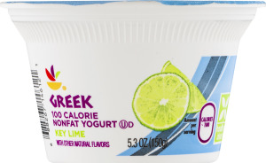 Ahold Greek 100 Calorie Nonfat Yogurt Key Lime