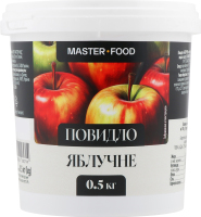Повидло яблучне пастеризоване 500г відро Master-Food