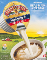 Land O'Lakes Mini Moo's Half & Half Single Serve Dairy Creamers - 24 CT