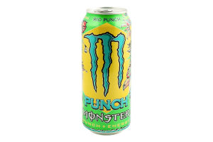 Напій енергетичний безалкогольний сильногазований Rio Punch Monster Energy з/б 500мл