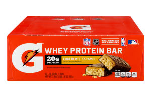 Gatorade Whey Protein Bar Chocolate Caramel - 12 CT
