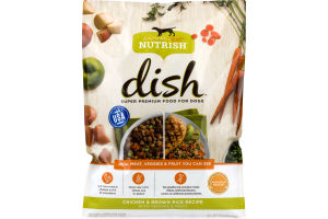 Rachael Ray Nutrish Dish Real Food For Dogs Chicken & Brown Rice Recipe