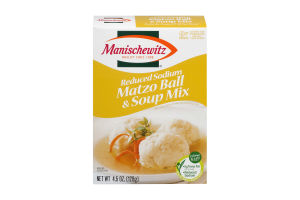 Manischewitz Matzo Ball Soup Mix Reduced Sodium