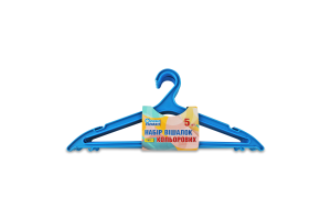 Вішак кольоровий тип1 5шт Олекспласт