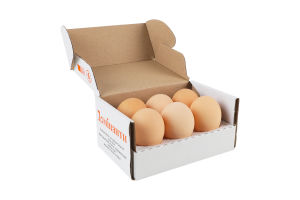 Яйця курячі С1 Домінанти Пташина Династія к/у 6шт