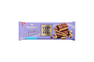 Шоколад молочный с начинкой измельченным и целым арахисом Very Peri Millennium м/у 285г