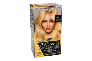 Фарба для волосся Preference №9.1 L'Oreal Paris 1шт