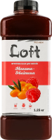 Наполнитель фруктовый пастеризованный Малина-облепиха Loft п/бут 1.25кг