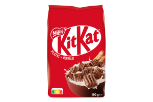Завтрак сухой готовый в глазури с молочным шоколадом Kit Kat м/у 190г