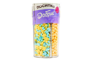 Посыпка кондитерская Ассорти Добрик п/б 155г