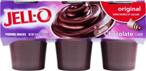 JELL-O Original Chocolate Pudding Snacks - 6 CT