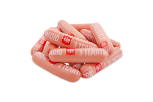 Сосиски со сливками и телятиной М'ясна Гільдія кг