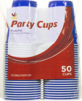 Ahold Party Cups Plastic Blue - 9 OZ