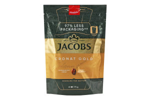Кава натуральна розчинна сублімована Cronat Gold Jacobs д/п 75г
