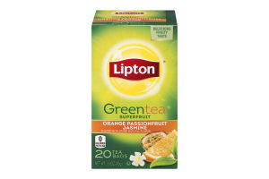 Lipton Greentea Superfruit Orange Passionfruit Jasmine - 20 CT