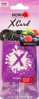 Ароматизатор д/авто X Card Wildberry Nowax