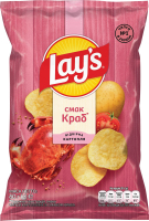 Чипсы картофельные Краб Lay's м/у 60г