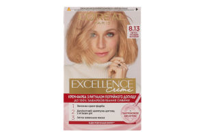 Крем-фарба д/волосся Екселенс Крем 8.13 світло-русий бежевий Лореаль