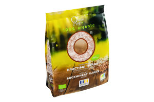 Пластівці гречані миттєвого приготування органічні Galeks Agro м/у 300г