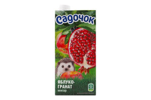 Нектар осветленный пастеризованный Яблоко-гранат Садочок т/п 950мл