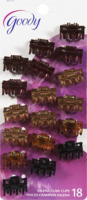 Goody Salena Claw Clips - 18 CT