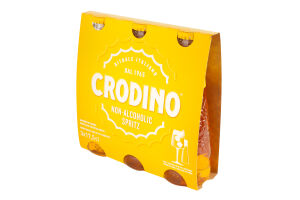 Напиток безалкогольный газированный на ароматизаторах аперитивный Spritz Crodino к/у 3х0.175л