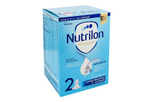 Смесь молочная сухая для детей 6-12мес 2 Premium+ Nutrilon к/у 2х500г