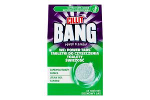 Таблетки для чистки унитаза Свежесть соснового леса Cillit Bang 6х22.5г