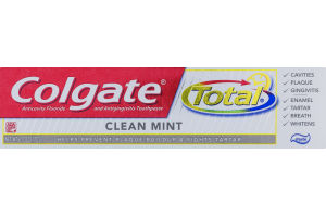Colgate Total Anticavity Fluoride and Antigingivitis Toothpaste Clean Mint