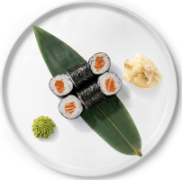 Рол с лососем