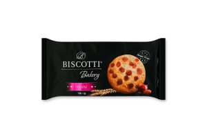 Печиво здобне пісочно-відсадне з родзинками Bakery Biscotti м/у 150г